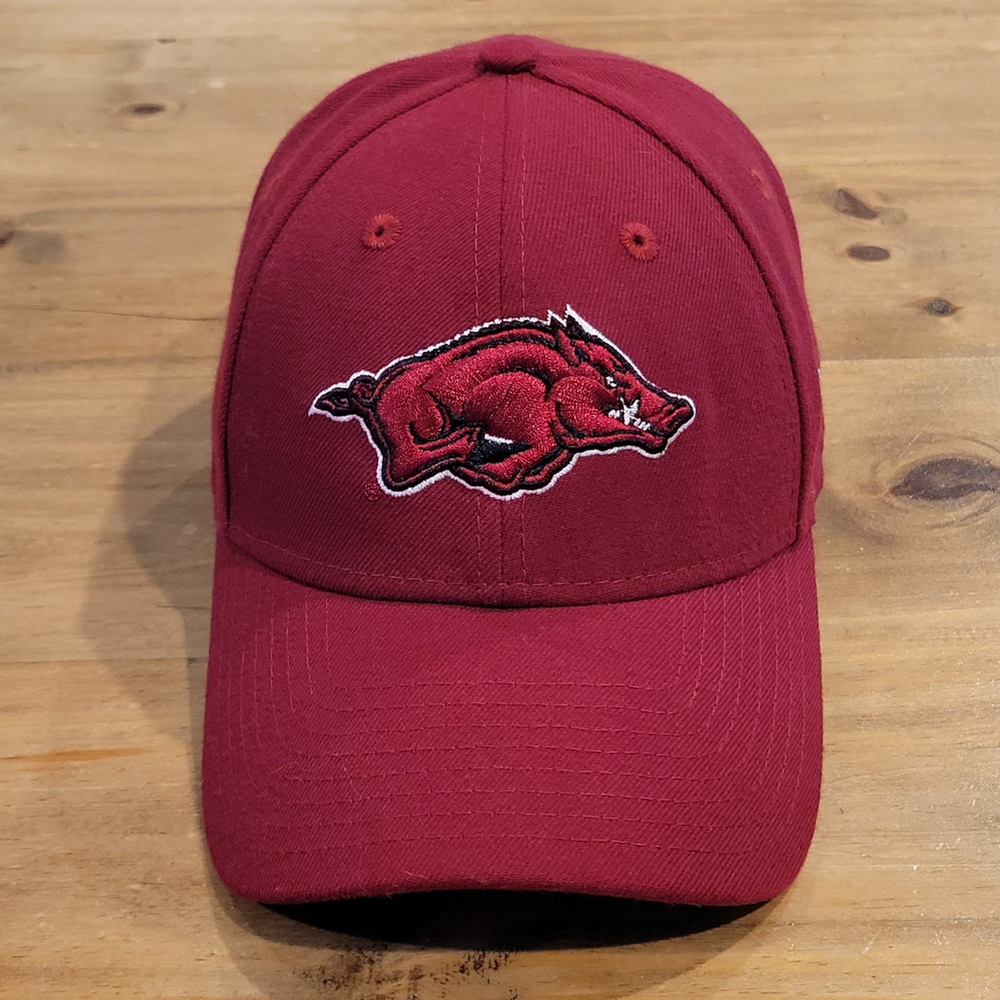 Arkansas Razorback Hat New Era Strap Back Red One Size Adjustable 9Forty